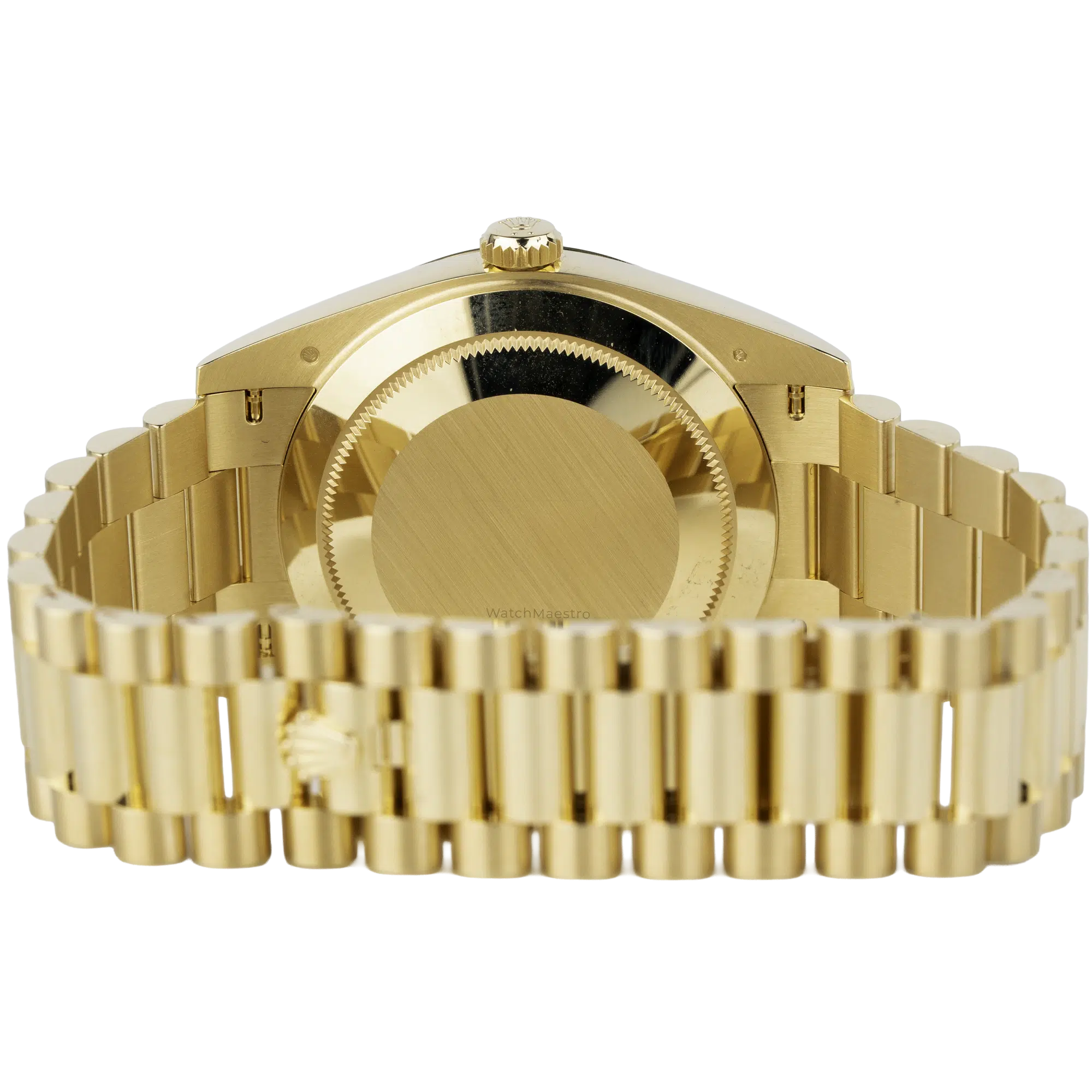 Rolex Day Date 40 Yellow Gold Green Ombre (6)
