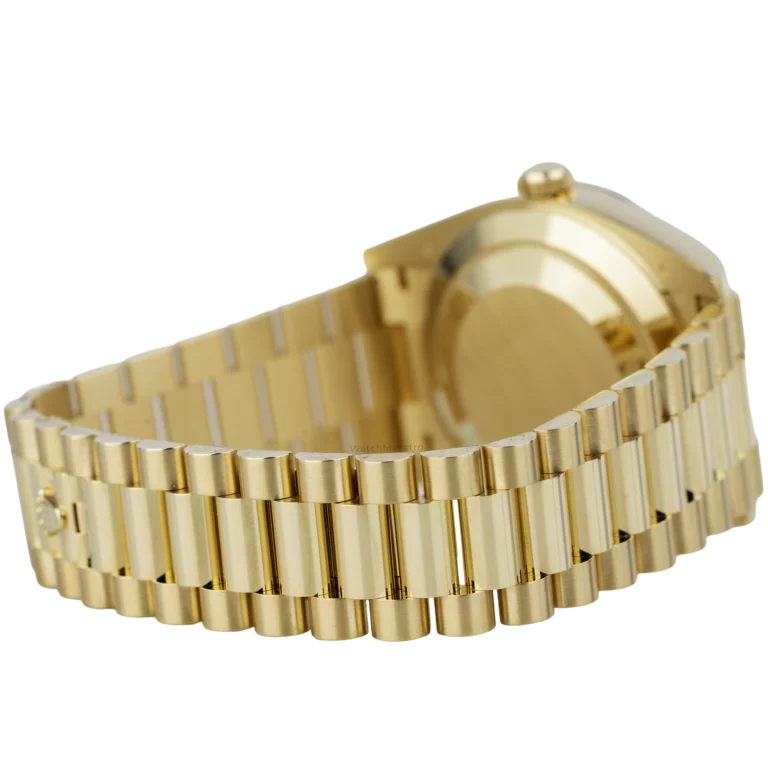 Rolex Day Date 40 Yellow Gold Green Ombre (7)