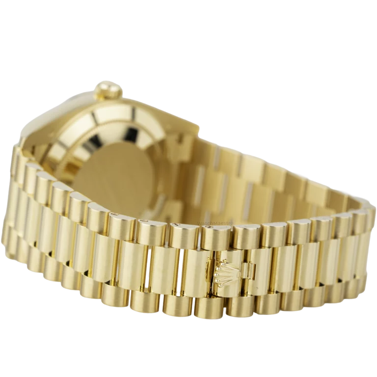 Rolex Day Date 40 Yellow Gold Green Ombre (8)