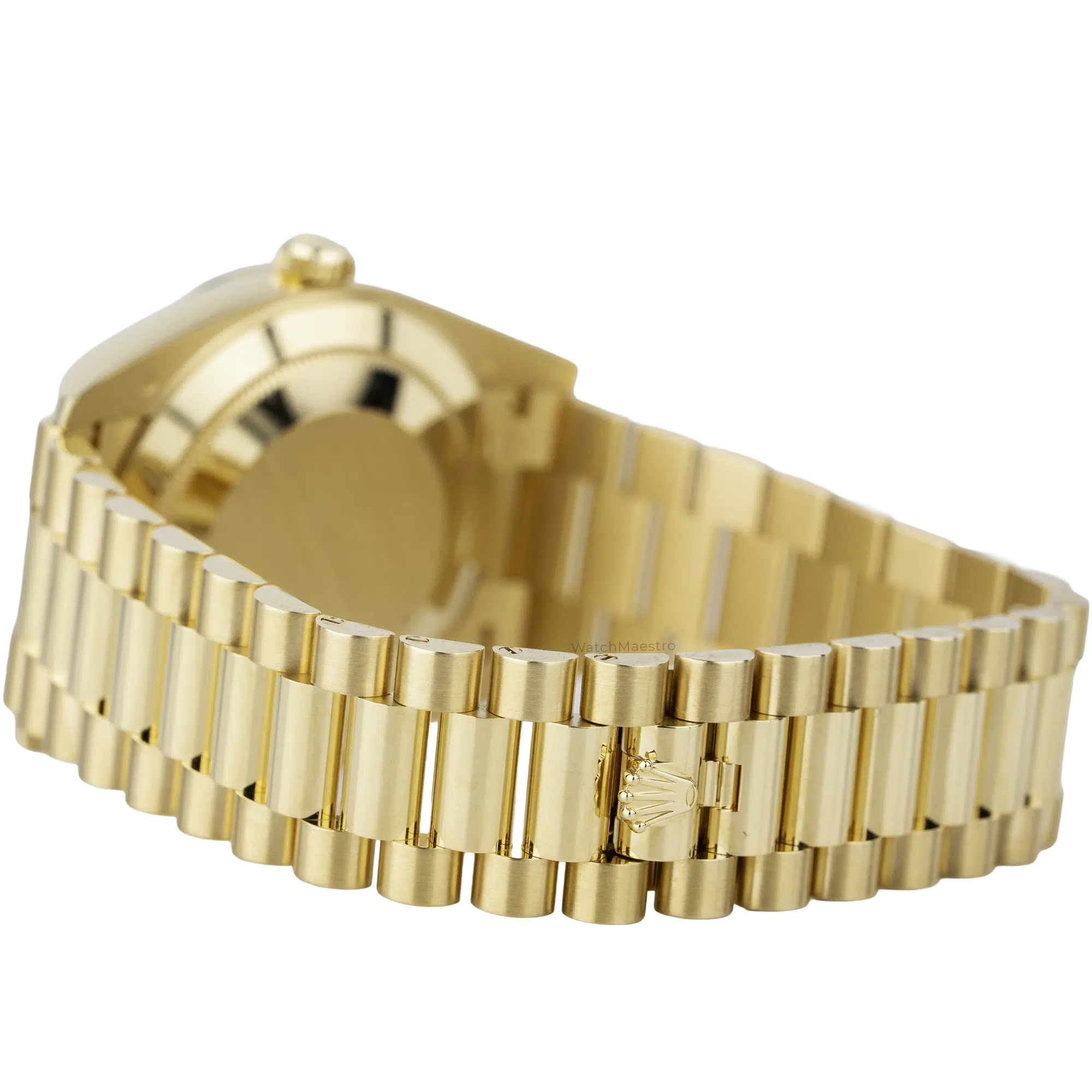 Rolex Day Date 40 Yellow Gold Green Ombre (8)