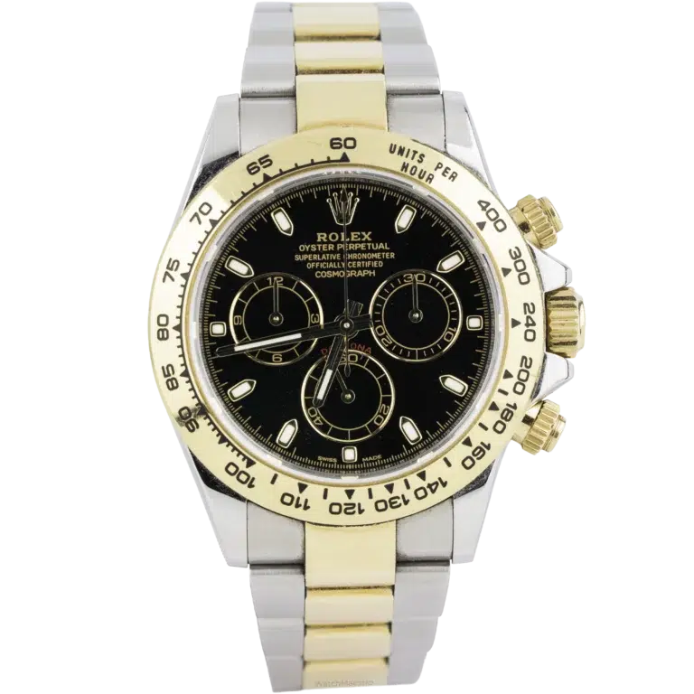 Rolex Daytona Two Tone Black Dial Old Ref (1)