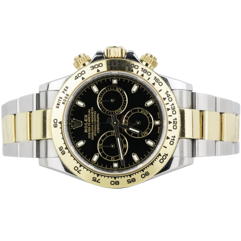 Rolex Daytona Two Tone Black Dial Old Ref (2)