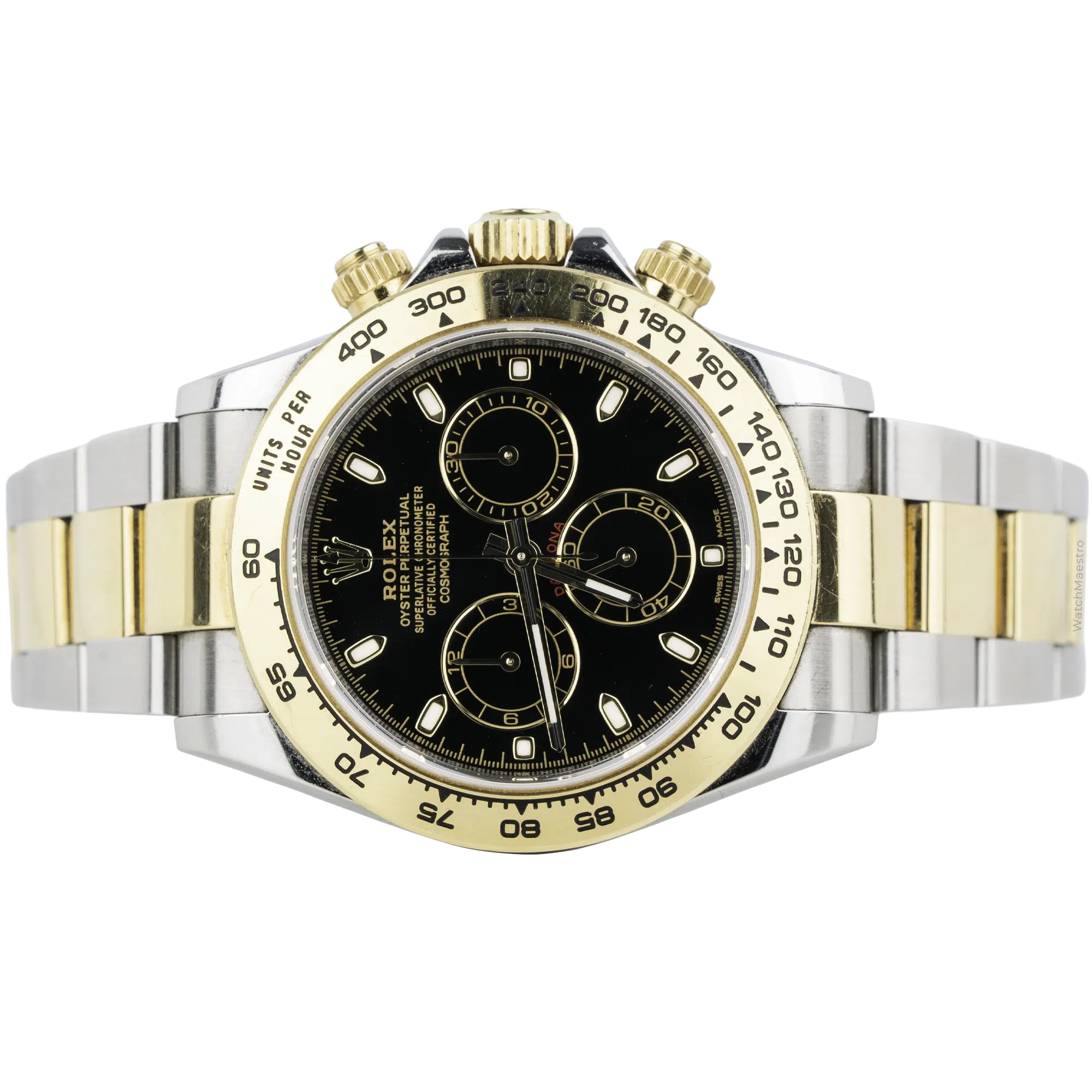 Rolex Daytona Two Tone Black Dial Old Ref (2)