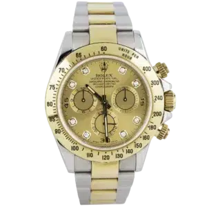 Rolex Daytona Two Tone Champagne Diamond Dial (1)