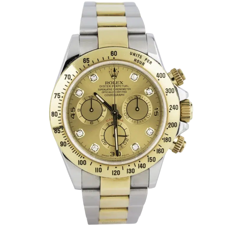 Rolex Daytona Two Tone Champagne Diamond Dial (1)