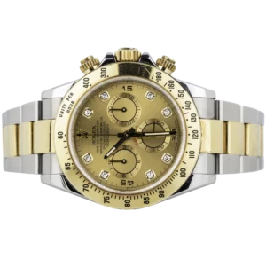 Rolex Daytona Two Tone Champagne Diamond Dial (2)