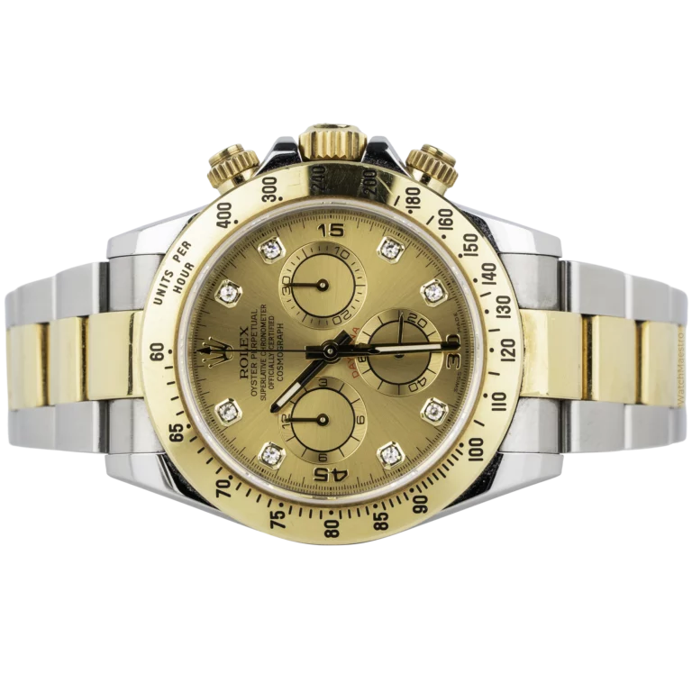 Rolex Daytona Two Tone Champagne Diamond Dial (2)