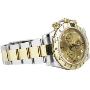 Rolex Daytona Two Tone Champagne Diamond Dial (4)