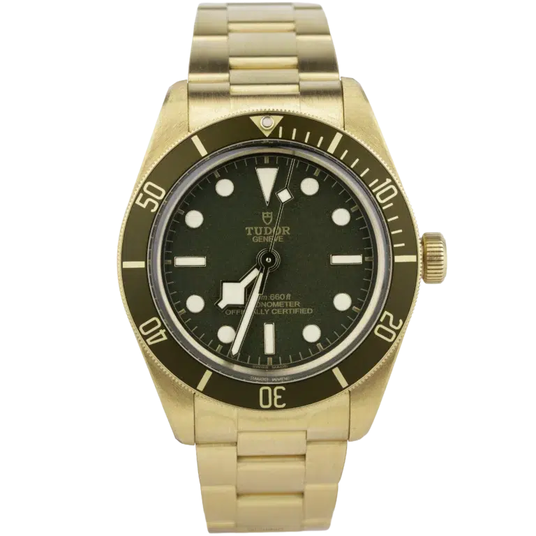 Tudor Black Bay 58 Yellow Gold Green Dial (1)