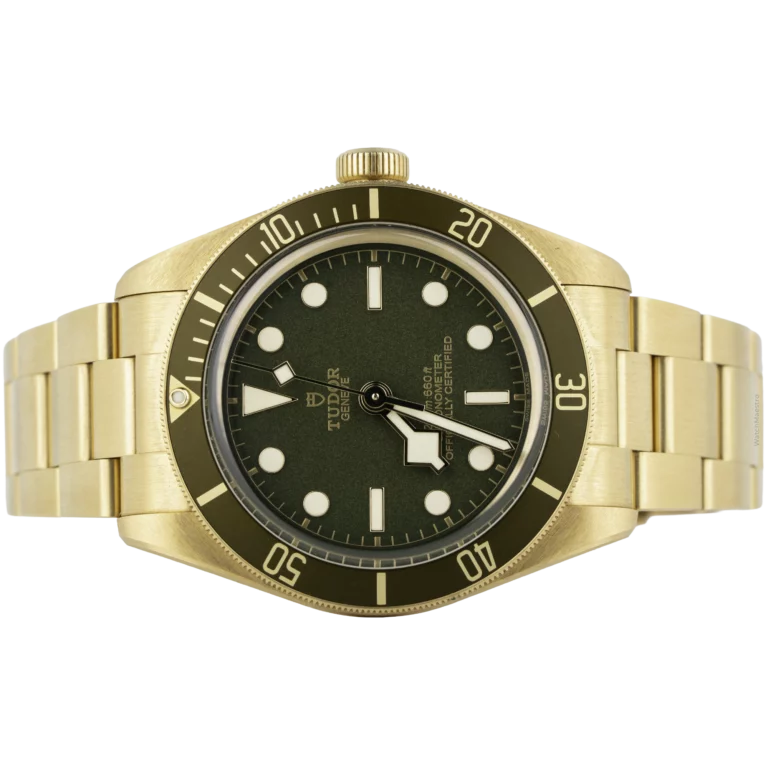 Tudor Black Bay 58 Yellow Gold Green Dial (2)