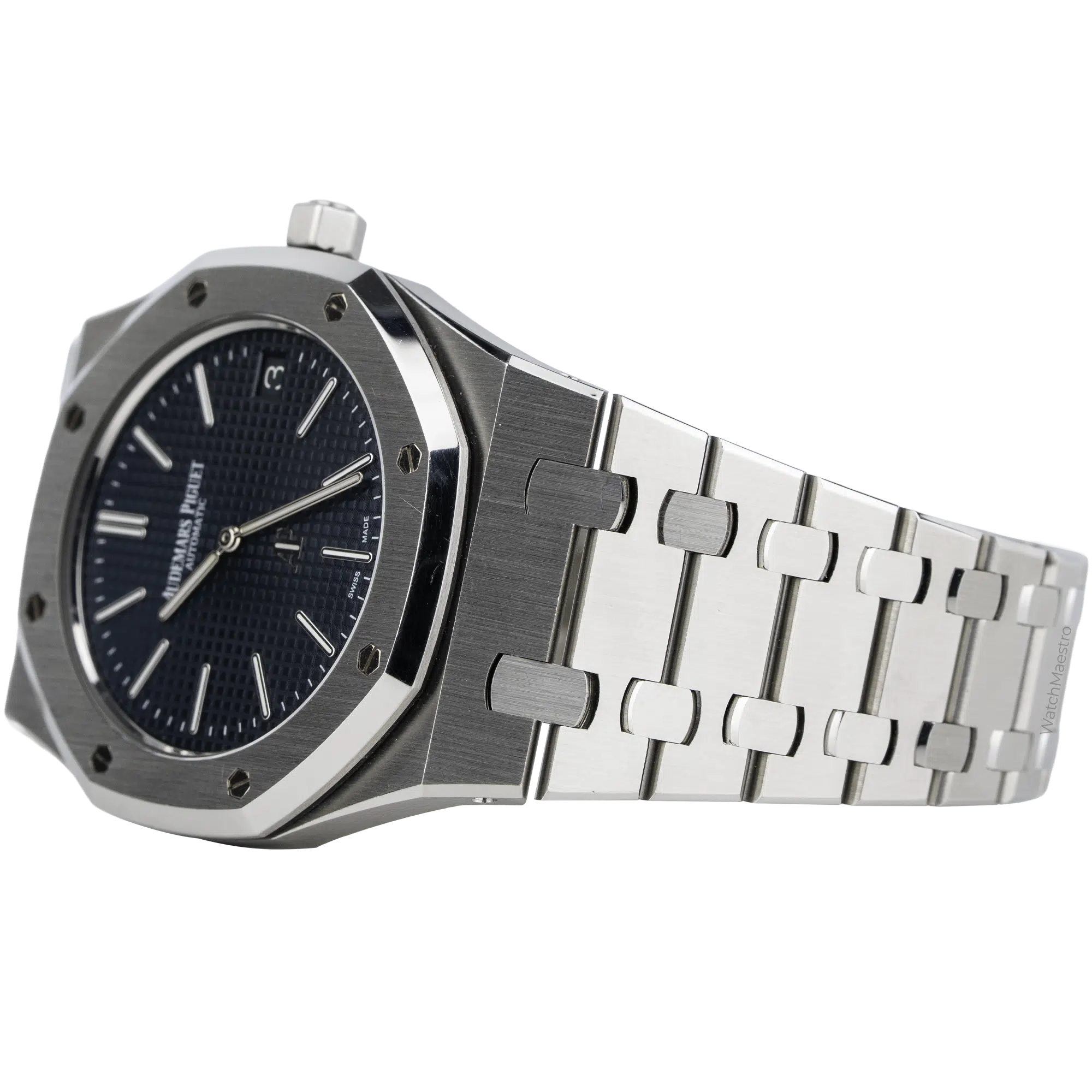 AP Royal Oak Jumbo 15202ST Blue Dial (3)