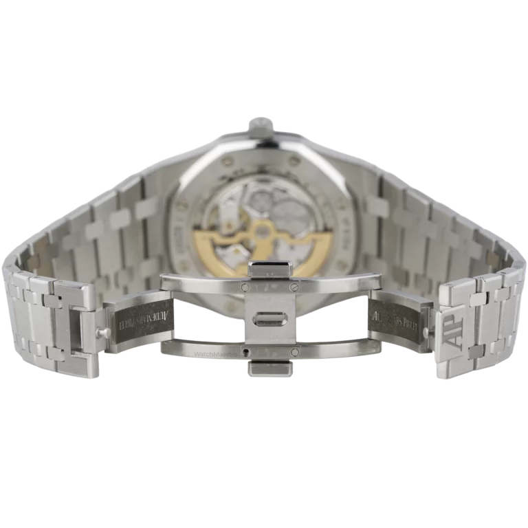 AP Royal Oak Jumbo 15202ST Blue Dial (8)