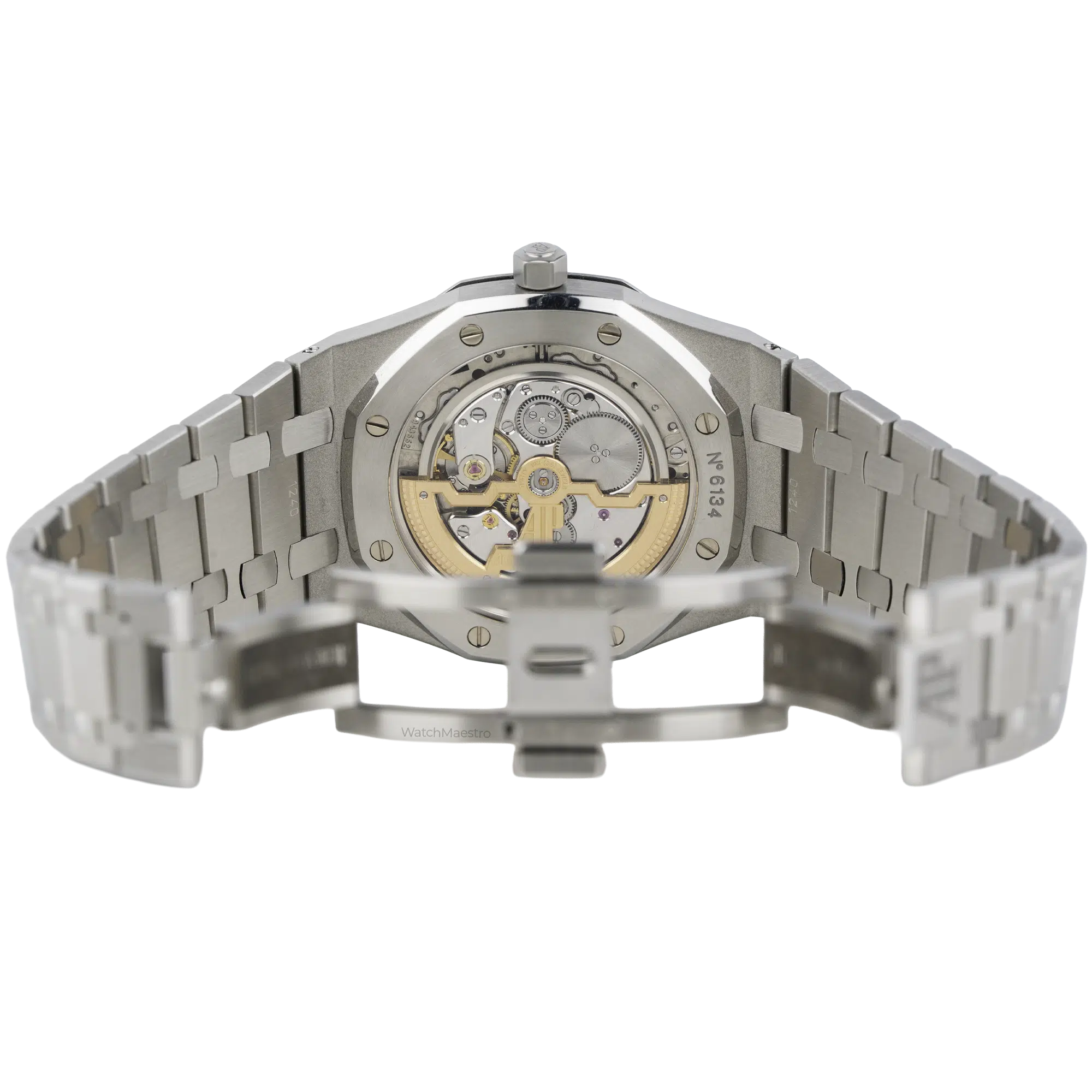 AP Royal Oak Jumbo 15202ST Blue Dial (9)