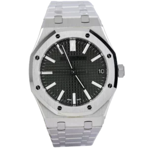 AP Royal Oak Steel Green Dial (1)