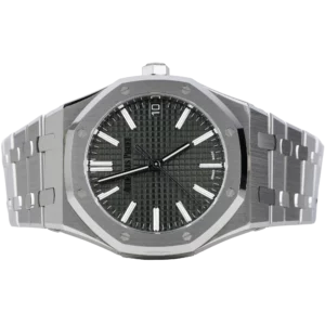 AP Royal Oak Steel Green Dial (2)