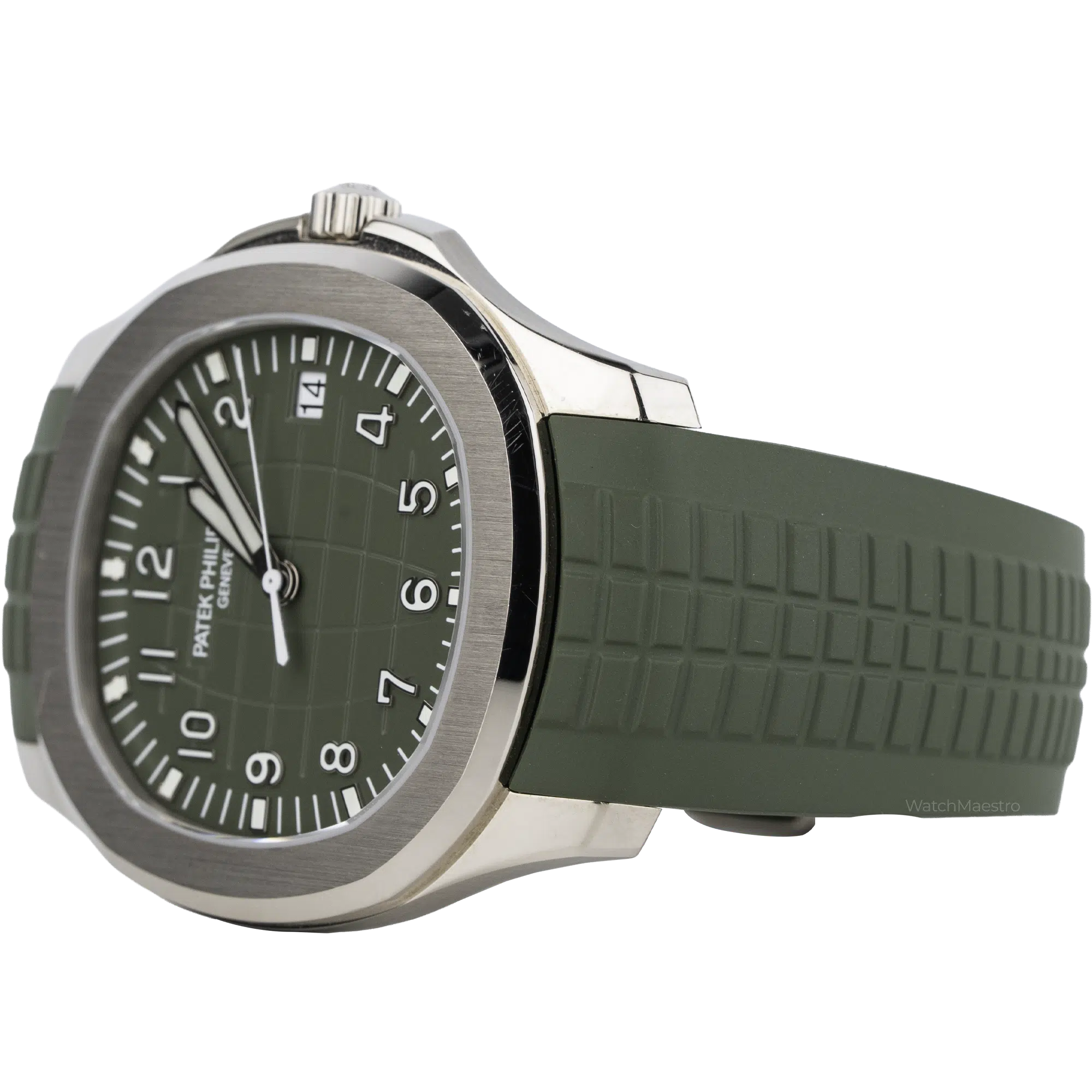 Patek 5168G White Gold Green Dial (3)