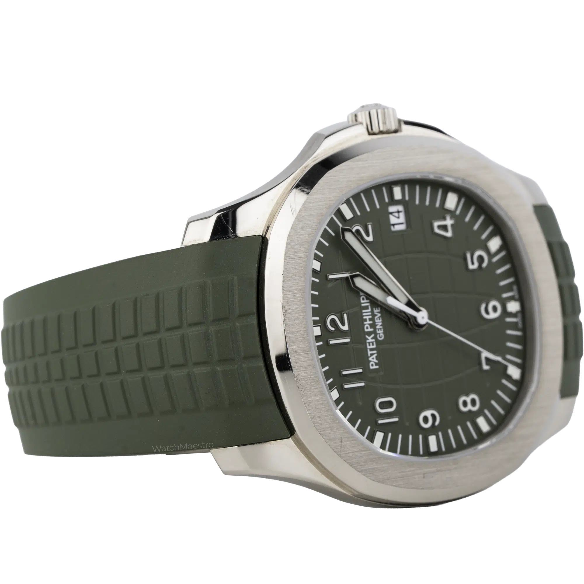 Patek 5168G White Gold Green Dial (4)