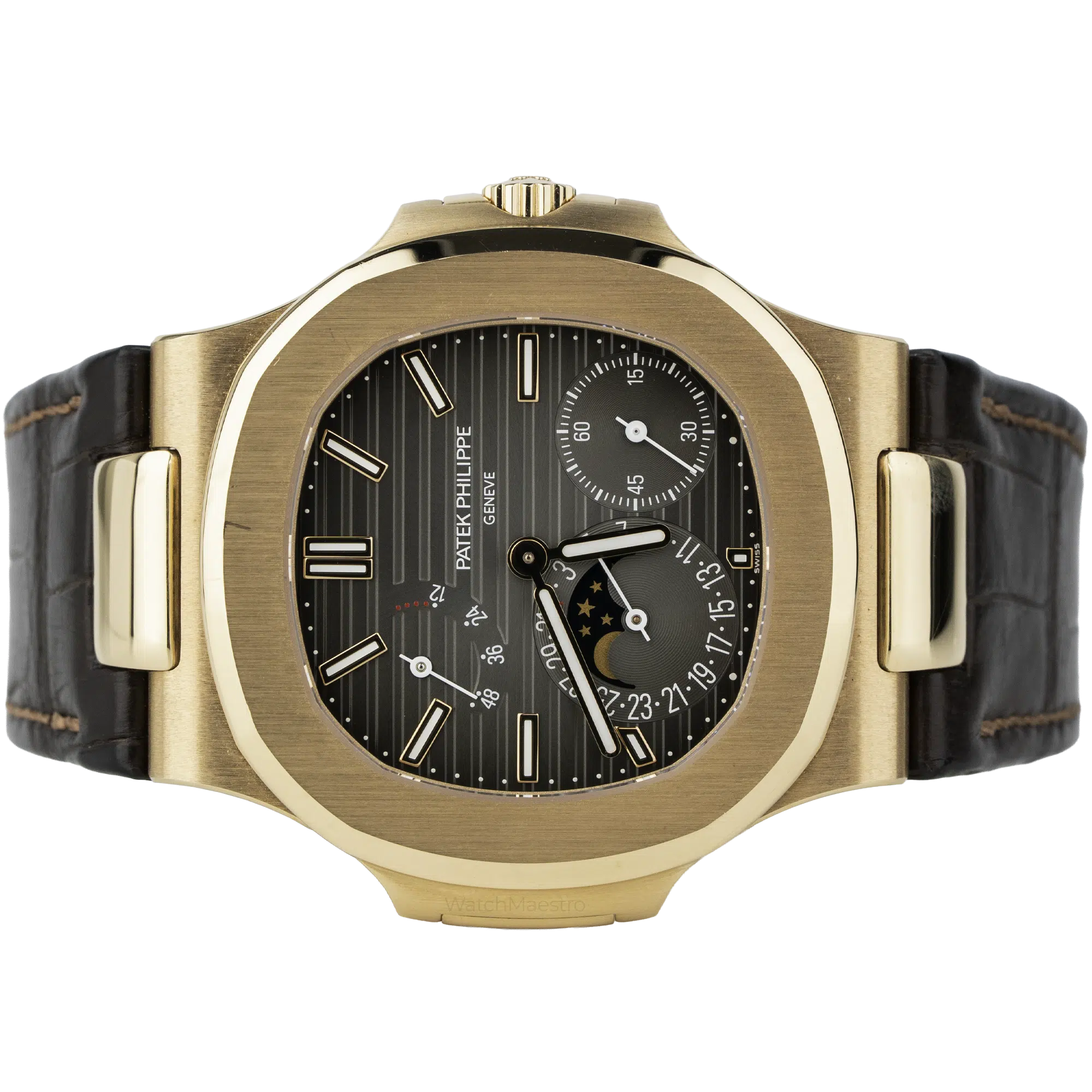 Patek Philippe 5712 Rose Gold Leather Strap (2)