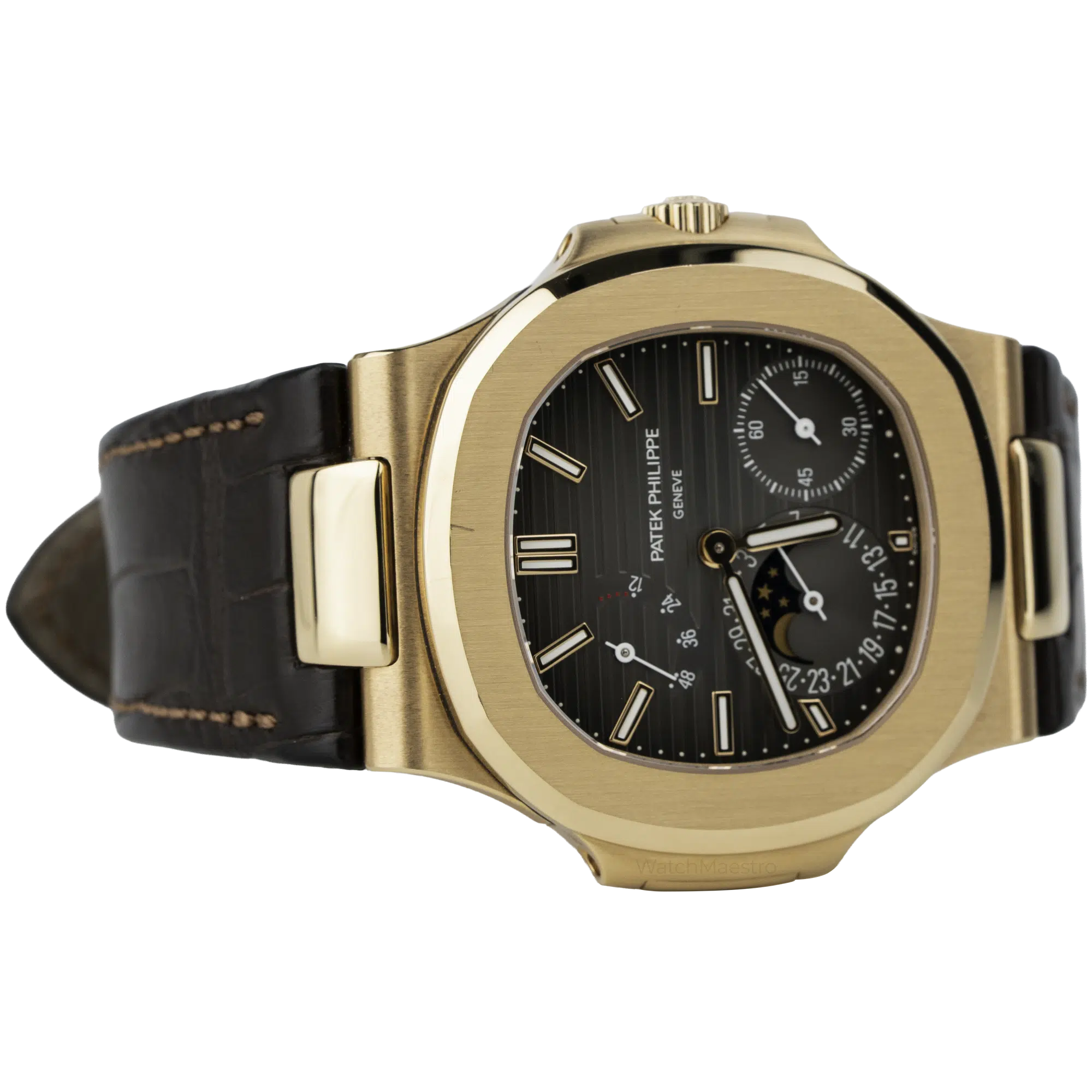 Patek Philippe 5712 Rose Gold Leather Strap (4)