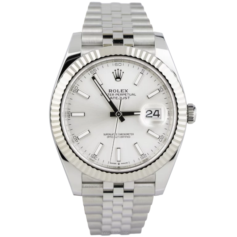 Rolex Datejust 41 Silver Jubilee Fluted (1)