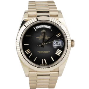 Rolex Day Date 40 Rose Gold Black Ombre (1)