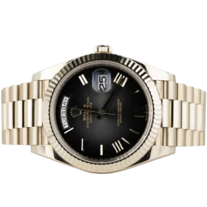 Rolex Day Date 40 Rose Gold Black Ombre (2)