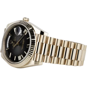 Rolex Day Date 40 Rose Gold Black Ombre (3)