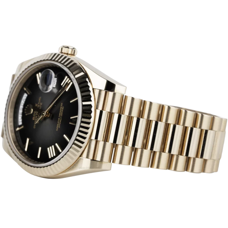 Rolex Day Date 40 Rose Gold Black Ombre (3)