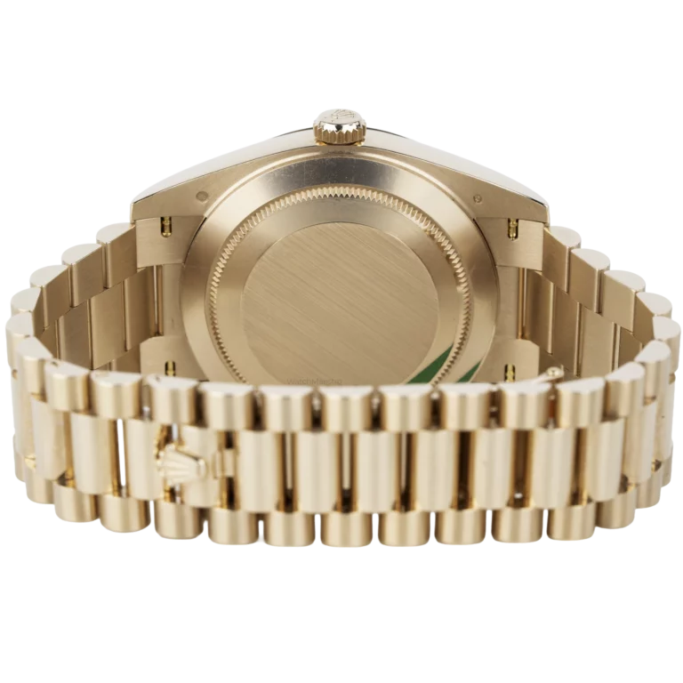 Rolex Day Date 40 Rose Gold Black Ombre (6)