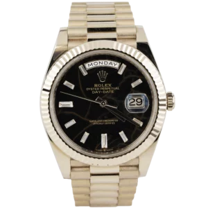 Rolex Day Date 40 Rose Gold Eisenkiesel (1)