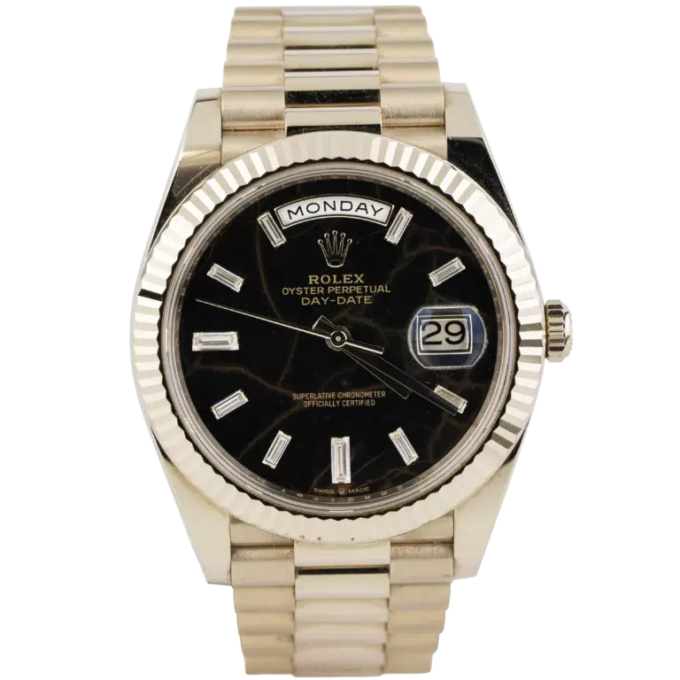 Rolex Day Date 40 Rose Gold Eisenkiesel (1)