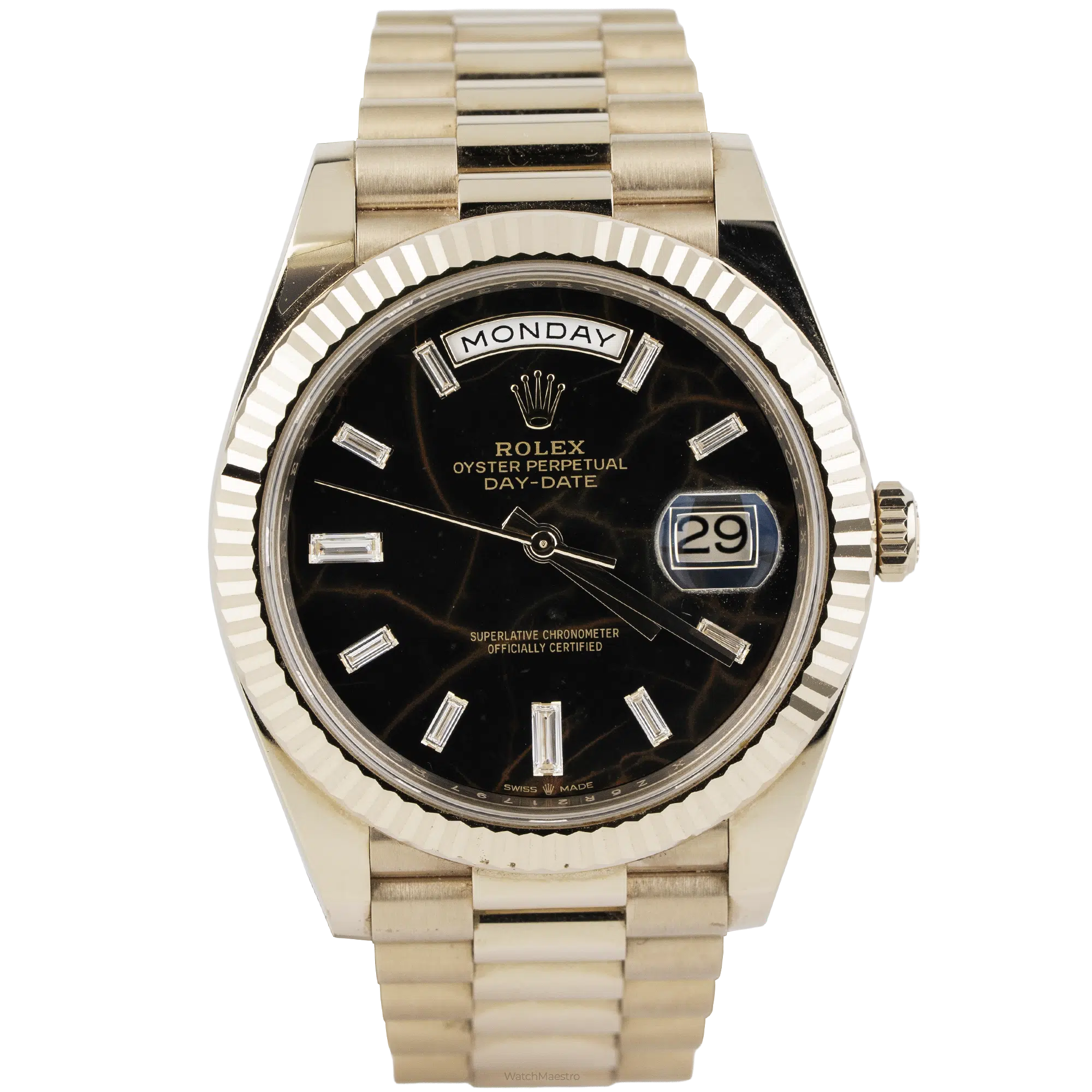 Rolex Day Date 40 Rose Gold Eisenkiesel (1)