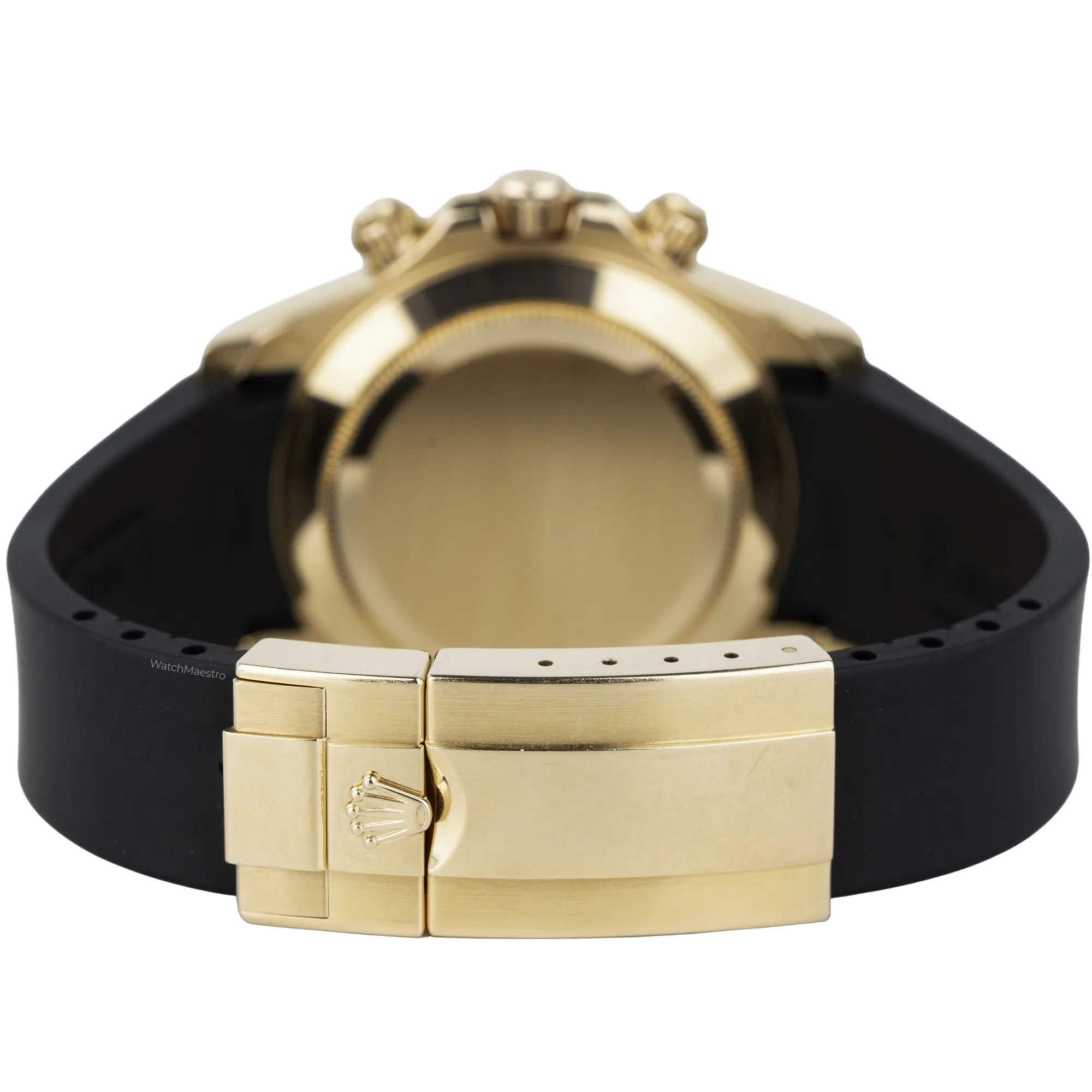 Rolex Daytona Rose Gold Choco Numerals Rubber Strap (5)