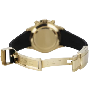 Rolex Daytona Rose Gold Choco Numerals Rubber Strap (7)