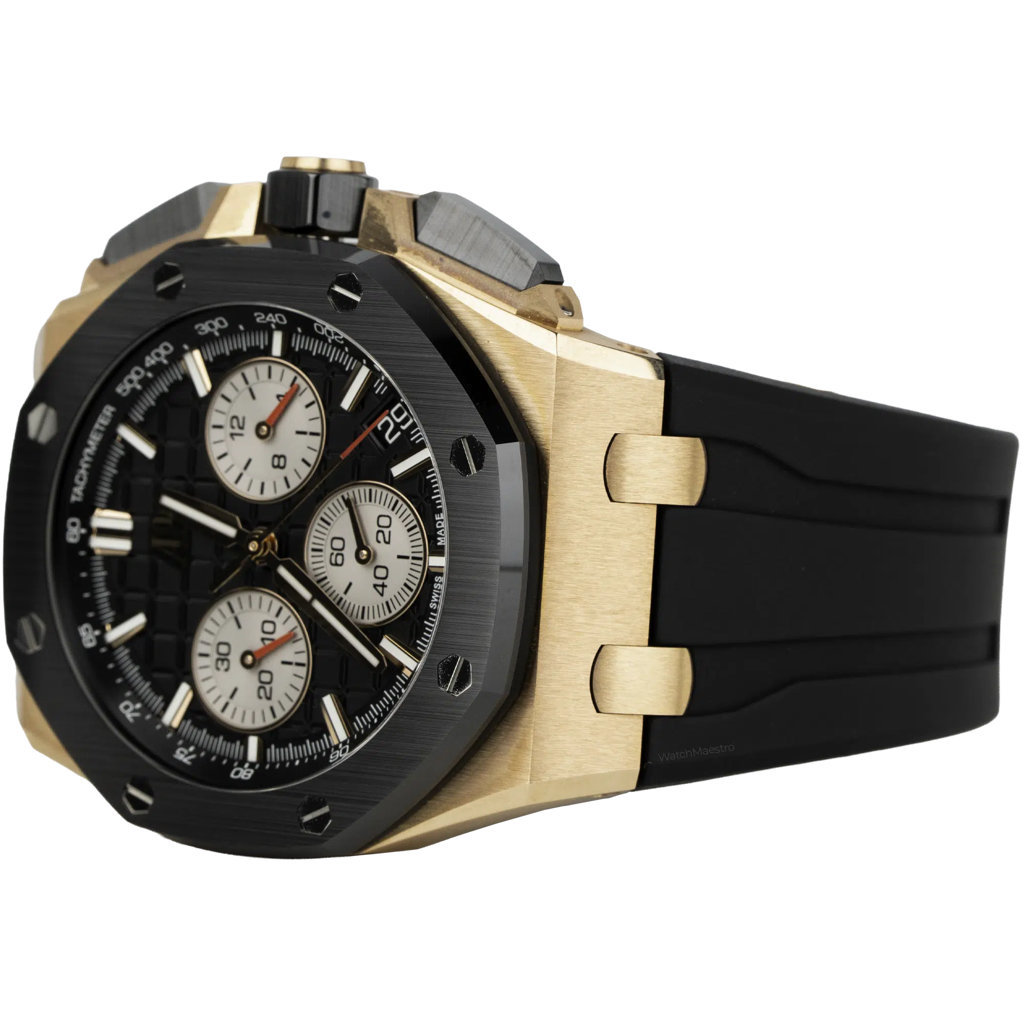 AP Royal Oak Offshore Rose Gold Black Dial (3)