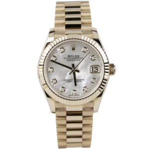 Rolex Datejust 31 Presidential Rose Gold MOP Diamond (1)