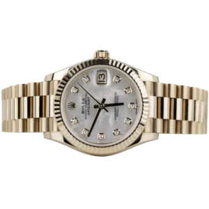 Rolex Datejust 31 Presidential Rose Gold MOP Diamond (2)