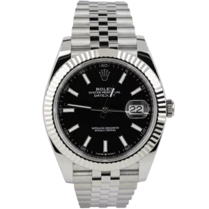 Rolex Datejust 41 Black Fluted Jubilee (1)