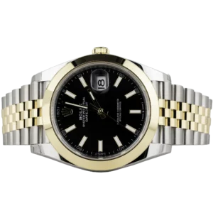 Rolex Datejust 41 Black Smooth Jubilee Two Tone 2