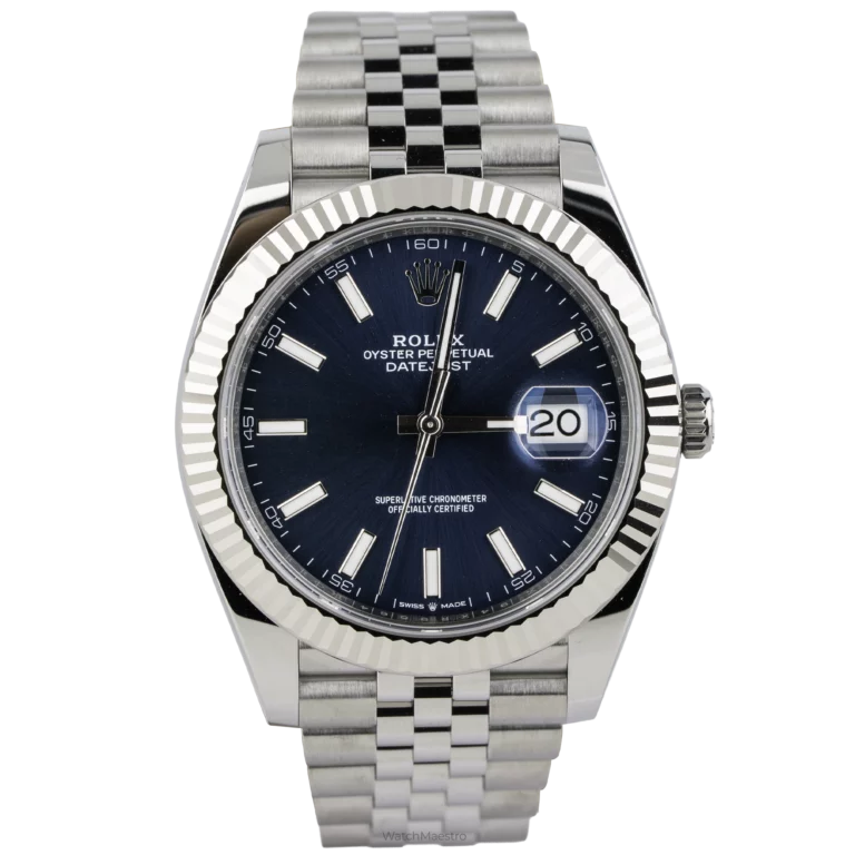 Rolex Datejust 41 Blue Fluted Jubilee (1)