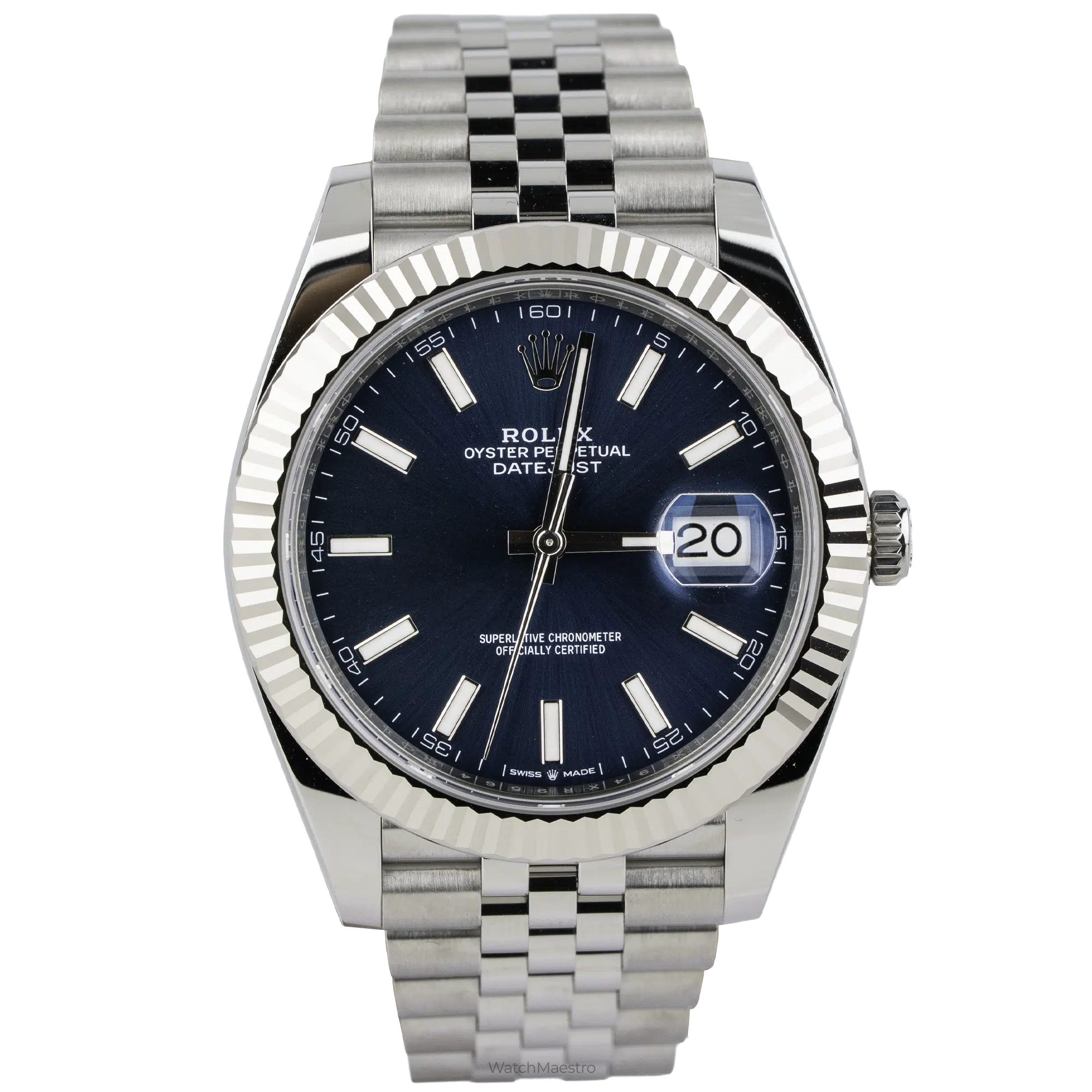 Rolex Datejust 41 Blue Fluted Jubilee (1)
