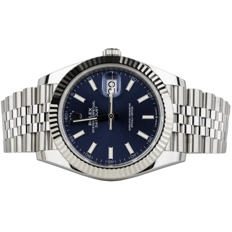 Rolex Datejust 41 Blue Fluted Jubilee (2)