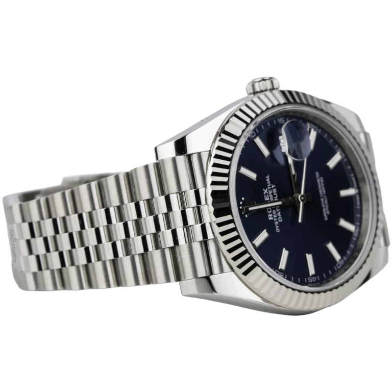 Rolex Datejust 41 Blue Fluted Jubilee (4)