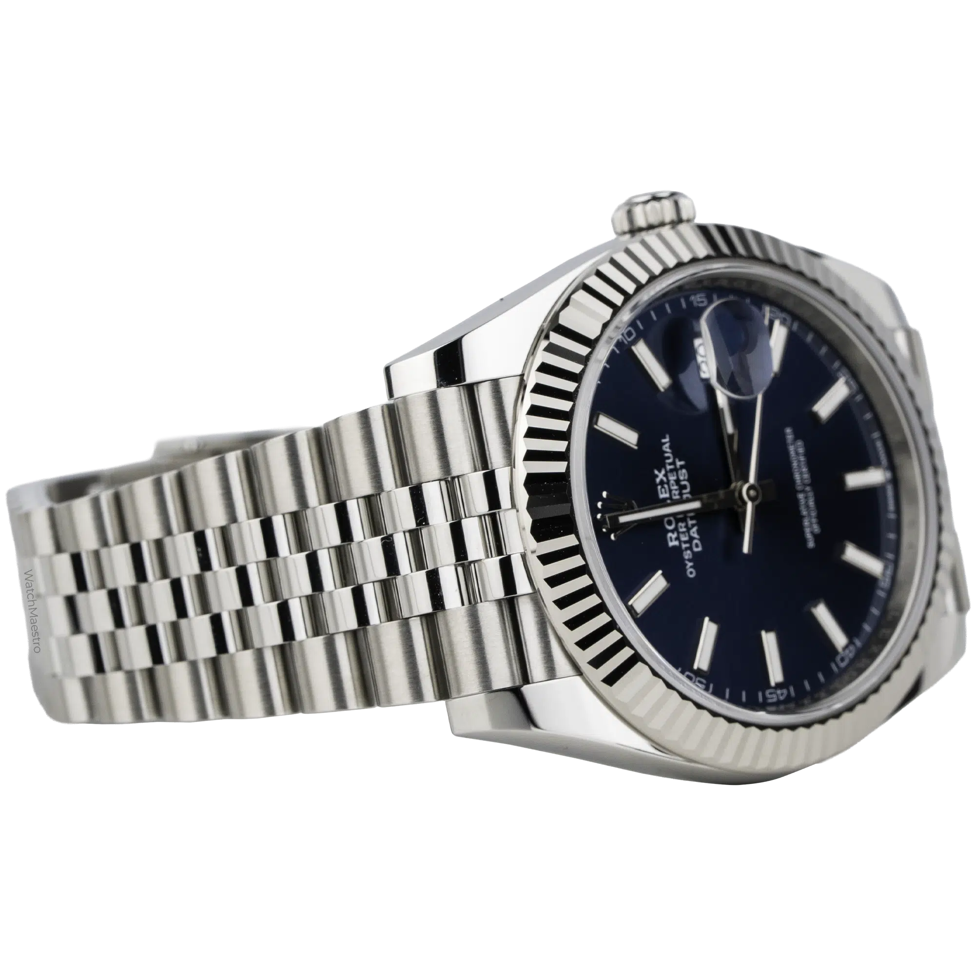 Rolex Datejust 41 Blue Fluted Jubilee (4)
