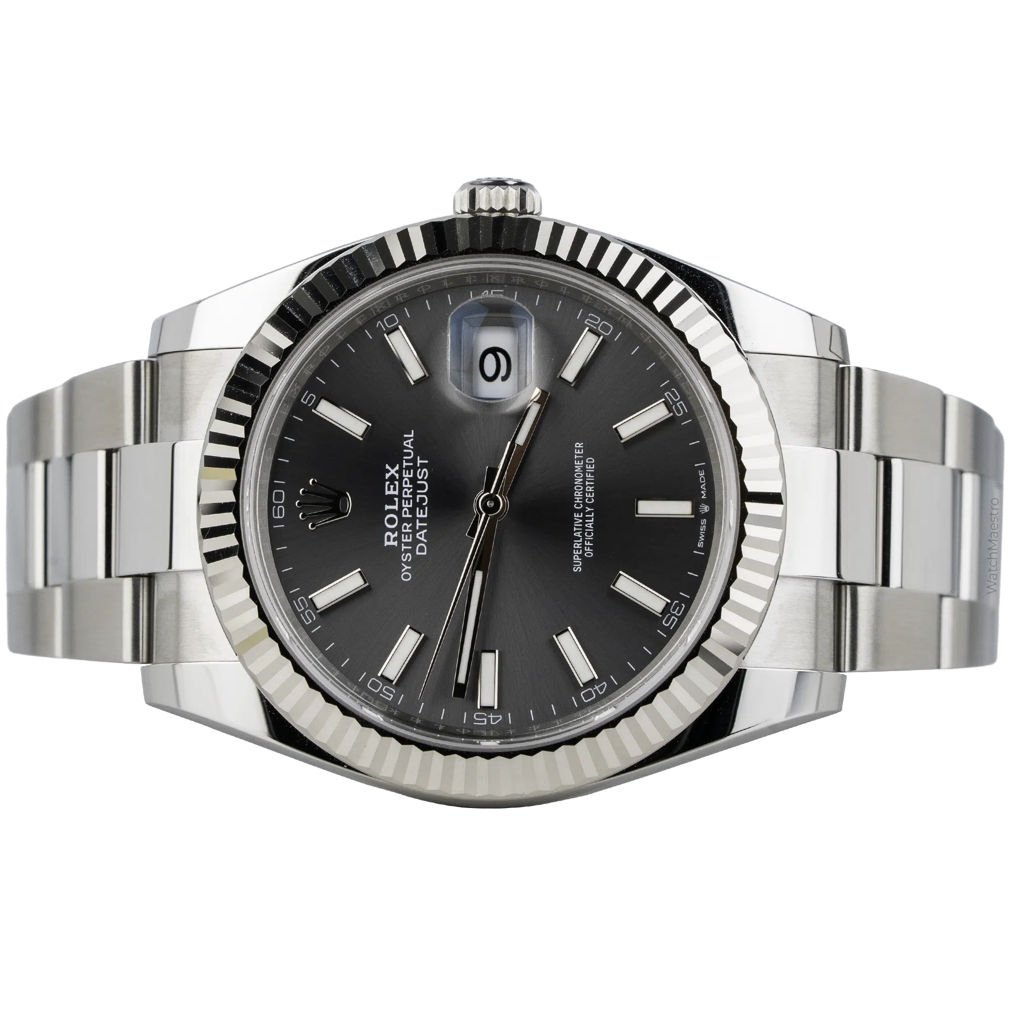 Rolex Datejust 41 Grey Oyster Fluted (2)