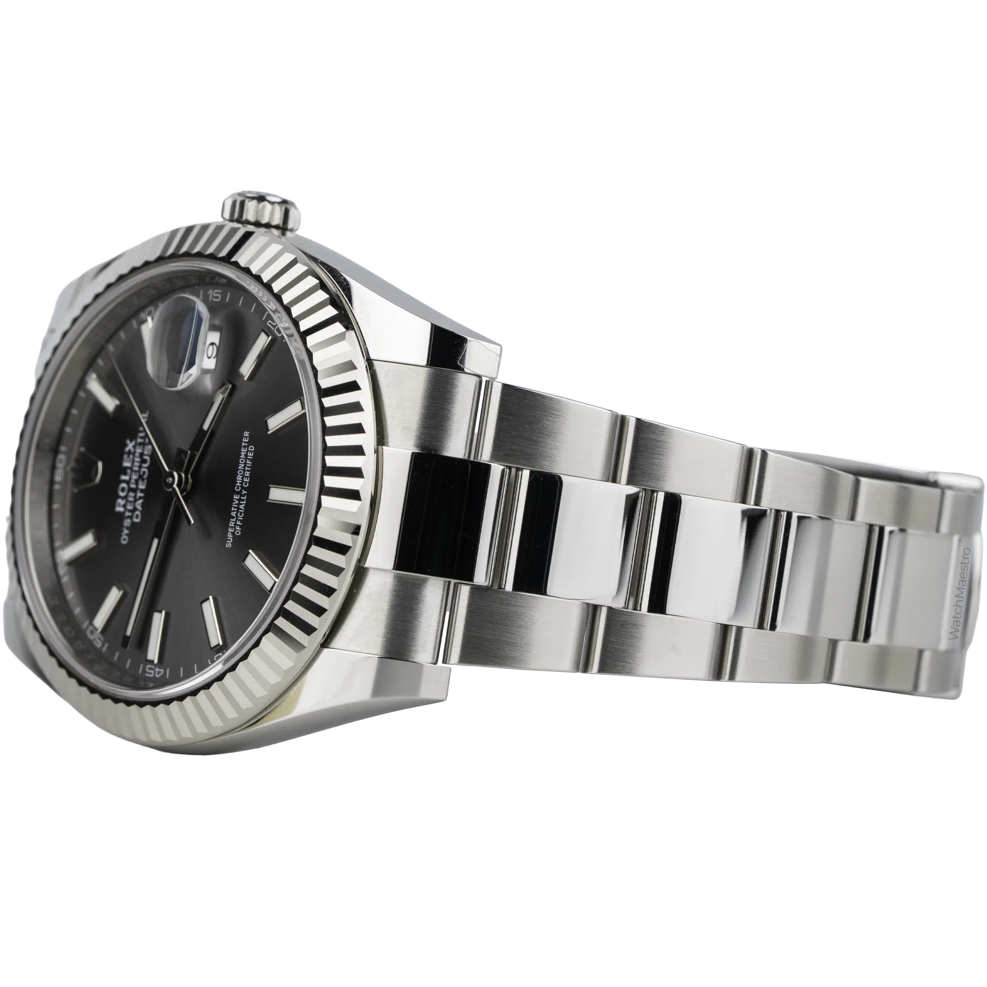 Rolex Datejust 41 Grey Oyster Fluted (3)