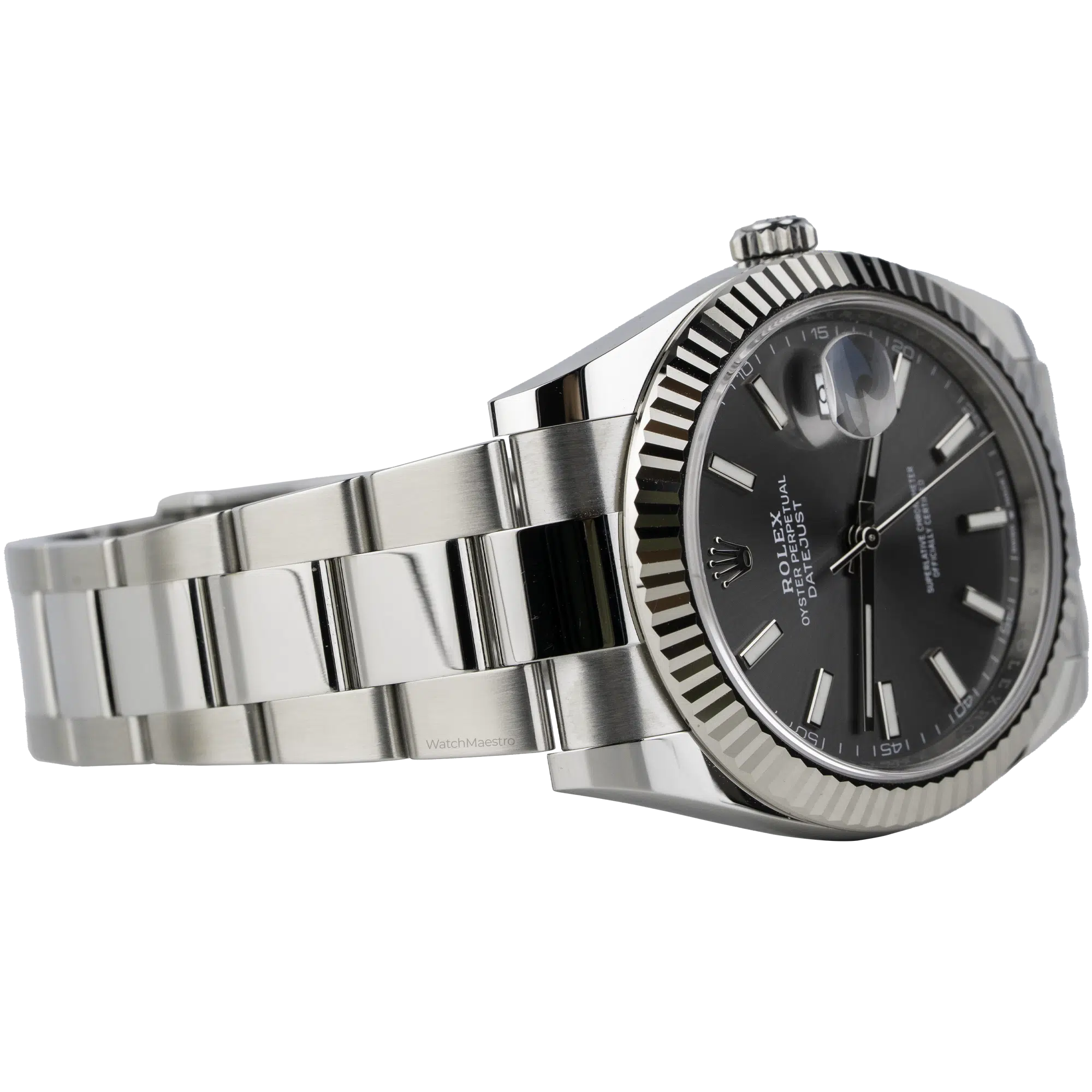 Rolex Datejust 41 Grey Oyster Fluted (4)