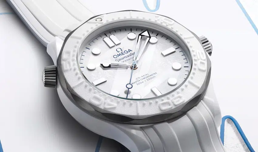 Omega ceramic case Milano Cortina