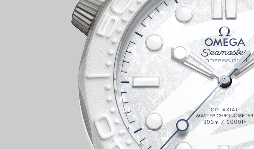 Omega Milano Cortina frosty dial