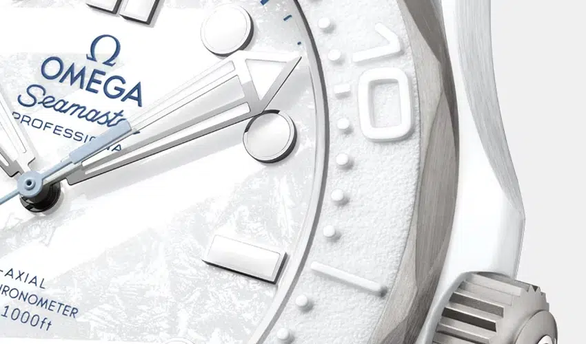 Omega laser-ablated bezel